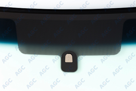 Фото MGC NISSAN MURANO Z50 2003- Стекло ветровое Зеленое/Голубая полоса + Solar control -VIN-Инкапс