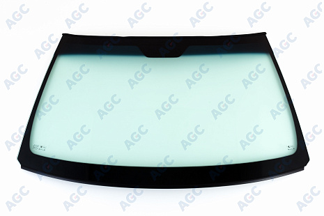 Фото MGC VOLVO S60/ V70/ XC70 2000- Стекло ветровое Зеленое/Голубая полоса + Solar control -Доп.обор