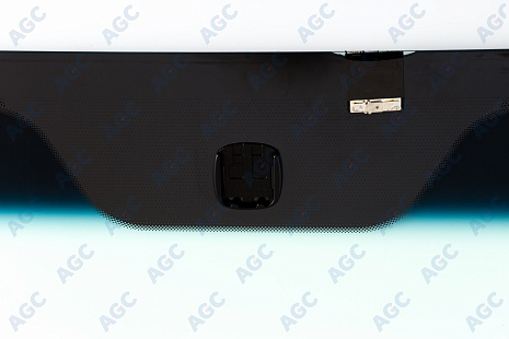 Фото MGC CHEVROLET LACETTI 5D/DAEWOO NUBIRA J200 2004-2013/RAVON GENTRA 2015- Стекло ветровое Зеленое/Голубая полоса -Ант