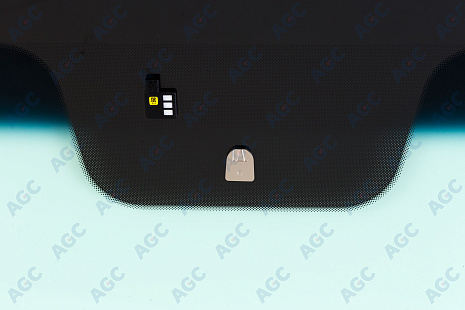 Фото MGC HYUNDAI I30 2012- Стекло ветровое Зеленое/Голубая полоса + Solar control -Датч.влажн-VIN