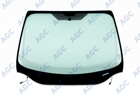 Фото MGC FORD FOCUS III 2011- Стекло ветровое Зеленое - Solar control -С полным обогревом-VIN-Доп.обор-Изм.шелк