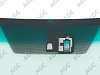 Фото MGC TOYOTA LANDCRUISER J200 2008- Стекло ветровое Зеленое/Зеленая полоса + Шумоизоляция -С обогревом зоны дворников-ДД-VIN-Изм.шелк