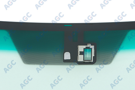 Фото MGC TOYOTA LANDCRUISER J200 2008- Стекло ветровое Зеленое/Зеленая полоса + Шумоизоляция -С обогревом зоны дворников-ДД-VIN-Изм.шелк