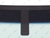 Фото NDG NISSAN PATHFINDER 2005- Стекло ветровое Зеленое/Голубая полоса + Solar Control -VIN (б/молдинга)