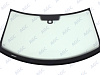 Фото NDG VOLKSWAGEN TIGUAN 2007- Стекло ветровое Зеленое - Solar Control -Шелк.под ДД-VIN - Нижний молдинг