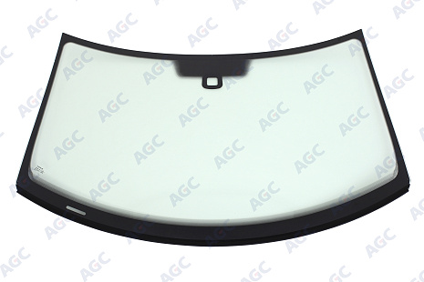 Фото NDG VOLKSWAGEN TIGUAN 2007- Стекло ветровое Зеленое - Solar Control -Шелк.под ДД-VIN - Нижний молдинг