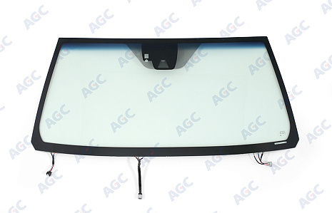 Фото MGC TOYOTA LANDCRUISER J200 2015- Стекло ветровое Зеленое/Голубая полоса + Шумоизоляция - Кам -С полным обогревом+зоны дворников- ДД- VIN-Изм.шелк