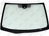 Фото NDG NISSAN TIIDA 2004- Стекло ветровое Зеленое - Solar control -Место для ДД-VIN