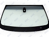 Фото NDG BMW X6 E71 2009- Стекло ветровое Зеленое/Серая полоса + Solar Control -Место под ДД-VIN-Изм.ДД