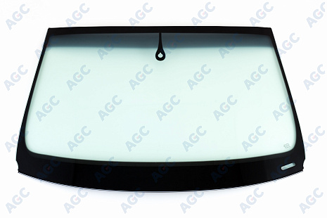 Фото MGC AUDI Q7 2005-2015 Стекло ветровое Зеленое/Серая полоса + Solar control -ДД-VIN-Инкапс