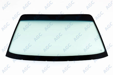 Фото MGC HYUNDAI SONATA V 98/KIA MAGENTIS 2001- Стекло ветровое Зеленое/Голубая полоса