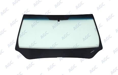 Фото AGC HONDA PILOT 2008- Стекло ветровое Зеленое/Голубая полоса -VIN