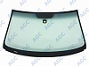 Фото MGC VOLKSWAGEN TOUAREG/PORSCHE CAYENNE 2007- Стекло ветровое Зеленое/Серая полоса + Solar control -ДД-VIN-Инкапс- Изм.шелк