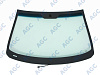Фото MGC CHEVROLET CAPTIVA/OPEL ANTARA 2006- Стекло ветровое Зеленое/Голубая полоса + Solar control -С обогревом зоны дворников-VIN