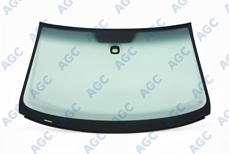 Фото MGC VOLKSWAGEN TOUAREG/PORSCHE CAYENNE 2007- Стекло ветровое Зеленое/Серая полоса + Solar control -ДД-VIN-Инкапс- Изм.шелк