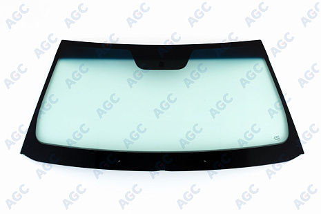 Фото MGC KIA SOUL 2009- Стекло ветровое Зеленое/Голубая полоса + Solar control