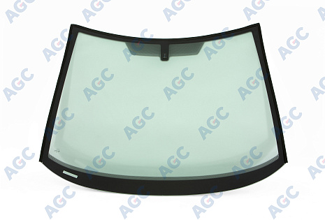 Фото AGC OPEL CORSA D 2006- Стекло ветровое Зеленое - Solar control -VIN-Инкапс