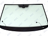 Фото NDG VOLKSWAGEN PASSAT B6 2005- Стекло ветровое Зеленое - Solar control -С полным обогревом-Место для ДД-VIN- Изм.шелк (Без молдинга)