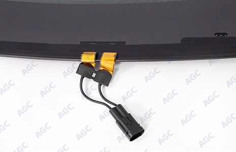 Фото MGC RENAULT ARKANA 2020- Стекло ветровое Зеленое - Solar control -С полным обогревом-ДД-Доп.обор-Изм.держ.зерк