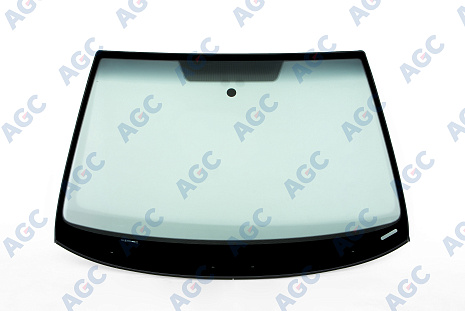 Фото MGC SKODA OCTAVIA A5 2004- Стекло ветровое Зеленое/Серая полоса + Solar control -VIN-Инкапс