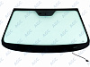 Фото MGC KIA SORENTO 2009- Стекло ветровое Зеленое - Solar control -С обогревом зоны дворников-ДД-VIN- Изм.шелк