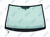 Фото MGC HYUNDAI iX20/KIA VENGA 2009- Стекло ветровое Зеленое - Solar control -С обогревом зоны дворников-VIN