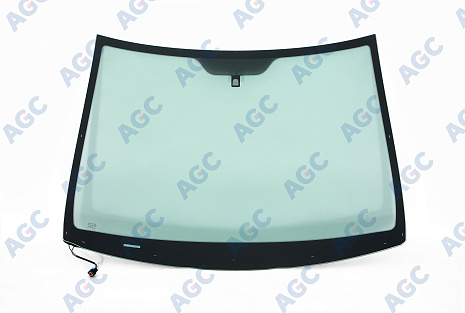 Фото MGC HYUNDAI iX20/KIA VENGA 2009- Стекло ветровое Зеленое - Solar control -С обогревом зоны дворников-VIN