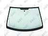 Фото БЕЗ РГ! PEUGEOT 107/ TOYOTA AYGO/ CITROEN C1 2005- Стекло ветровое Зеленое - Solar control