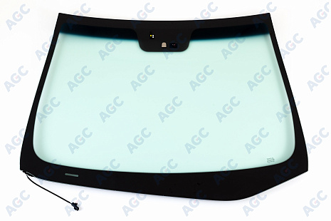 Фото MGC HYUNDAI I30 2012- Стекло ветровое Зеленое/Голубая полоса -С обогревом зоны дворников-ДД-Датч.влажн-VIN
