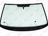 Фото NDG SKODA YETI 2009- Стекло ветровое Зеленое - Solar control -С полным обогревом- Место для ДД-VIN- Изм.шелк (Без молдинга)
