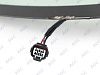 Фото MGC TOYOTA LANDCRUISER J200 2015- Стекло ветровое Зеленое/Голубая полоса + Шумоизоляция -С полным обогревом+зоны дворников-Изм.ДД-VIN- Изм.шелк