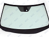 Фото NDG NISSAN X-TRAIL 2010- Стекло ветровое Зеленое - Solar control -Место для ДД-Изм.шелк