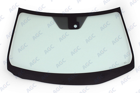 Фото NDG NISSAN X-TRAIL 2010- Стекло ветровое Зеленое - Solar control -Место для ДД-Изм.шелк