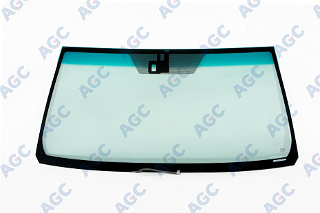 Фото MGC TOYOTA LANDCRUISER J200 2008- Стекло ветровое Зеленое/Зеленая полоса -С обогревом зоны дворников-ДД-VIN-Изм.шелк