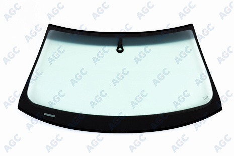 Фото MGC AUDI A6 2004-2011 Стекло ветровое Зеленое/Серая полоса + Solar control -ДД-VIN-Доп.обор