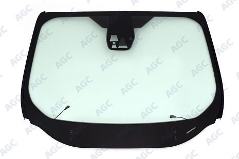 Фото MGC FORD KUGA 2012- Стекло ветровое Зеленое + Шумоизоляция -Кам-С полным обогревом-ДД-VIN-Инкапс- Изм.шелк