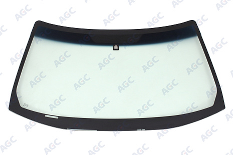 Фото MGC HONDA CR-V 2004- Стекло ветровое Зеленое/Голубая полоса + Solar control -VIN-Изм.держ.зерк
