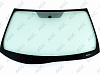 Фото AGC MITSUBISHI ASX/PEUGEOT 4008/CITROEN C4 AIRCROSS 2010- Стекло ветровое Зеленое -VIN