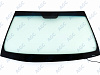Фото MGC HYUNDAI SONATA 2005- Стекло ветровое Зеленое/Голубая полоса -С обогревом зоны дворников-VIN