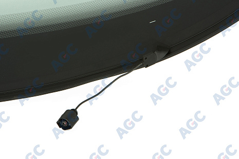 Фото MGC SKODA YETI 2009- Стекло ветровое Зеленое - Solar control -С полным обогревом-ДД-VIN-Доп.обор-Инкапс- Изм.шелк
