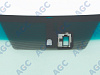 Фото MGC TOYOTA LANDCRUISER J200 2008- Стекло ветровое Зеленое/Зеленая полоса -С обогревом зоны дворников-ДД-VIN-Изм.шелк
