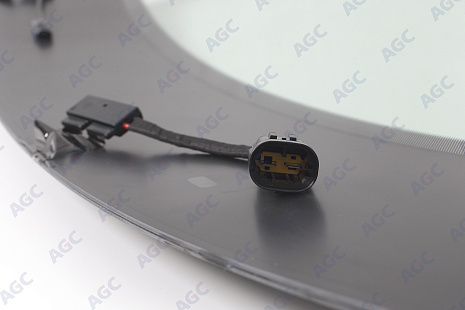 Фото MGC RENAULT DUSTER 2021- Стекло ветровое Зеленое - Solar Control -С полным Обогревом - ДД- Изм.держ.зерк