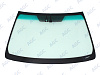 Фото NDG TOYOTA CAMRY 2011-2014 Стекло ветровое Зеленое/Зеленая полоса -Место для ДД-VIN- Изм.шелк (Без молдинга)