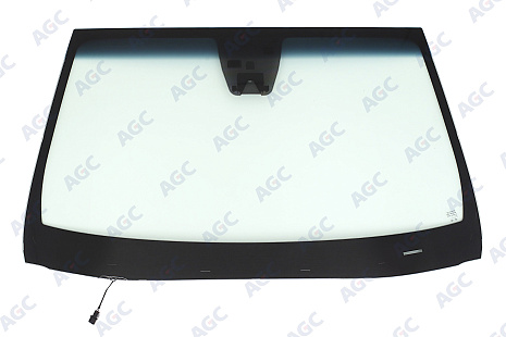 Фото MGC HYUNDAI SANTA FE 2016-2018 Стекло ветровое Зеленое + Шумоизоляция -Кам -С обогревом зоны дворников-ДД-Датч.влажн