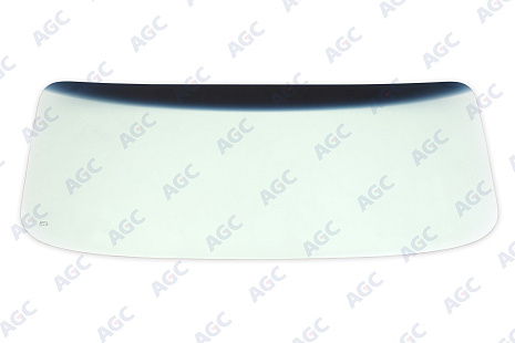 Фото MGC HYUNDAI HD120 / HD170/ HD250/ HD270/ JAC N350 2003- Стекло ветровое Зеленое/Голубая полоса