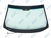 Фото MGC HYUNDAI iX35 2013- Стекло ветровое Зеленое/Голубая полоса -С обогревом зоны дворников-VIN