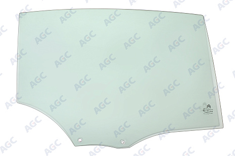 Фото AGC CITROEN C4 4D СЕД 2010- Стекло задн.дв.опуск правое Зеленое - Solar Control