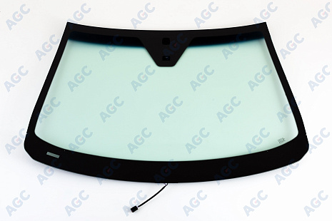Фото MGC CHEVROLET CAPTIVA/OPEL ANTARA 2006- Стекло ветровое Зеленое/Голубая полоса + Solar control -С обогревом зоны дворников-ДД-VIN- Изм.шелк