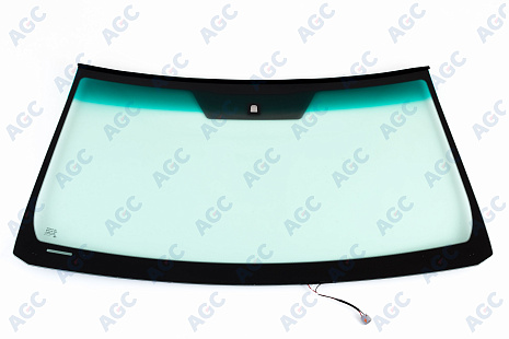 Фото MGC TOYOTA LANDCRUISER 150 PRADO 2009- Стекло ветровое Зеленое/Зеленая полоса + Шумоизоляция -С обогревом зоны дворников-Инкапс