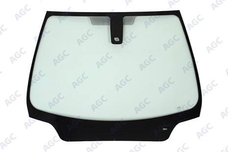 Фото NDG PEUGEOT 307 2005- Стекло ветровое Зеленое - Solar Control - Шелк под Изм.ДД- VIN - Изм.шелк (без молдинга)